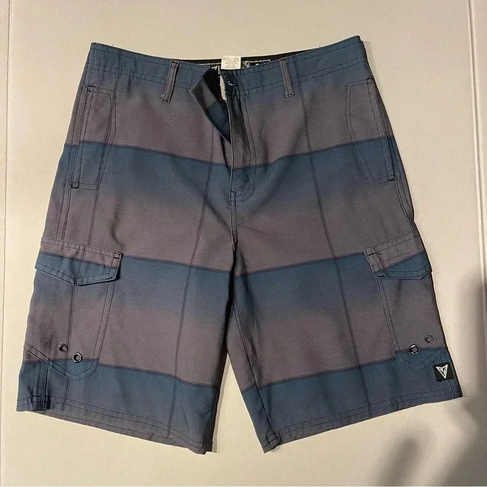 Univibe AMPHIBIOUS Walking Short  Boardshort WATER Swimming Blue L sz 14